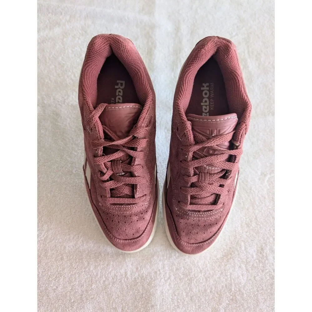 Reebok Club C 85 8 Pink Mauve Suede Sneakers Retro Court Shoes Low Top